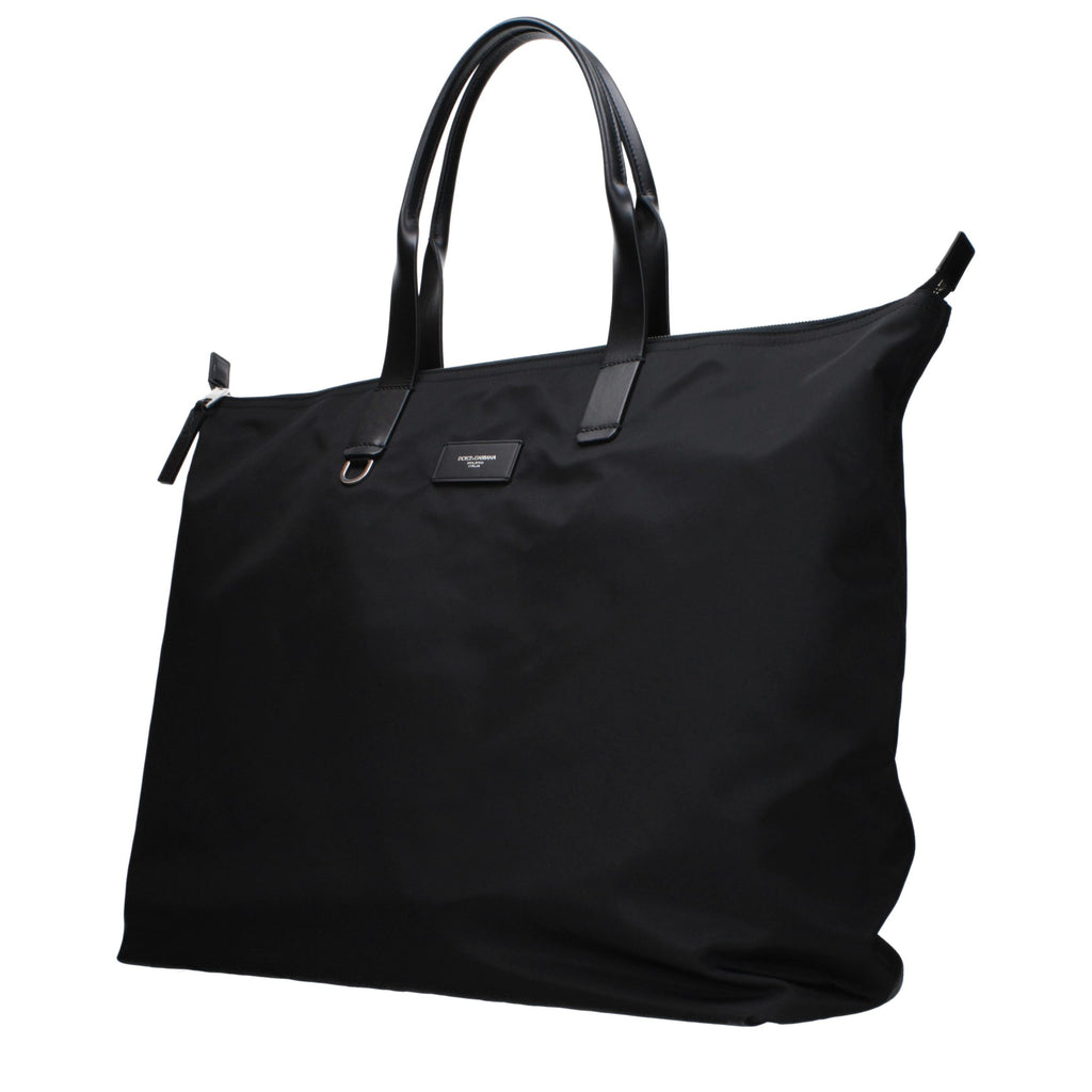 Dolce & Gabbana Schwarze Bos Taurus Kalbsleder Schultertasche