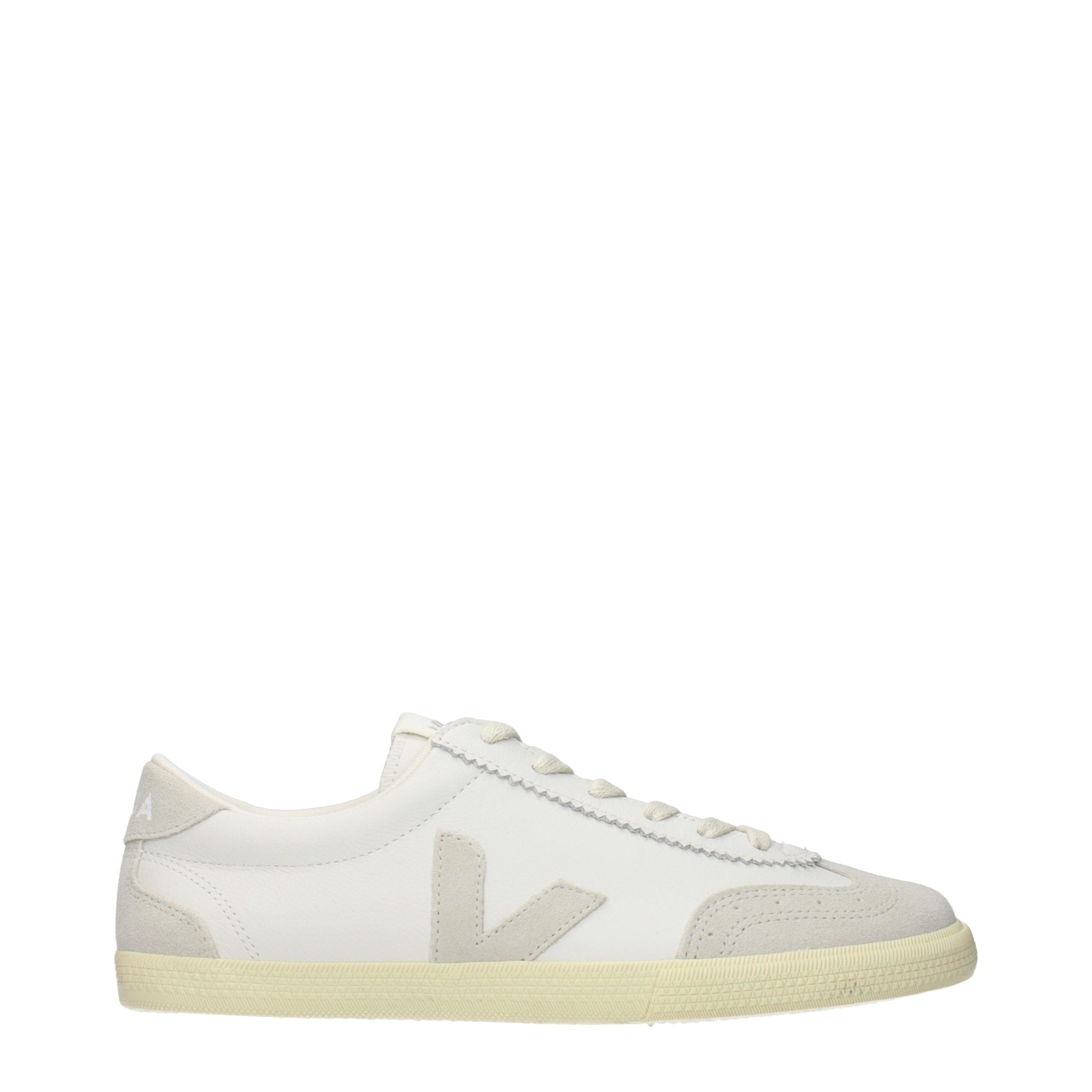 Veja Weiße Low-Top-Sneaker aus Leder