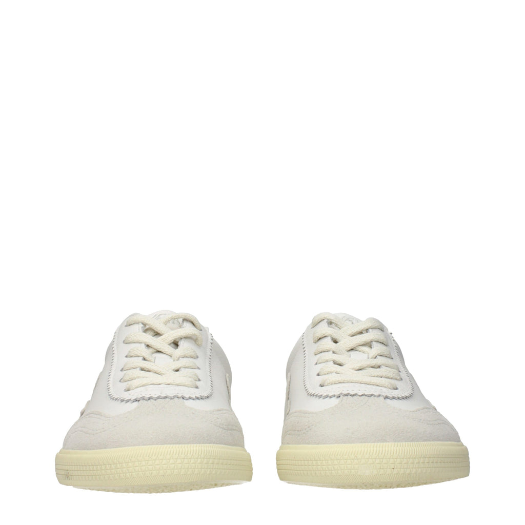Veja Weiße Low-Top-Sneaker aus Leder