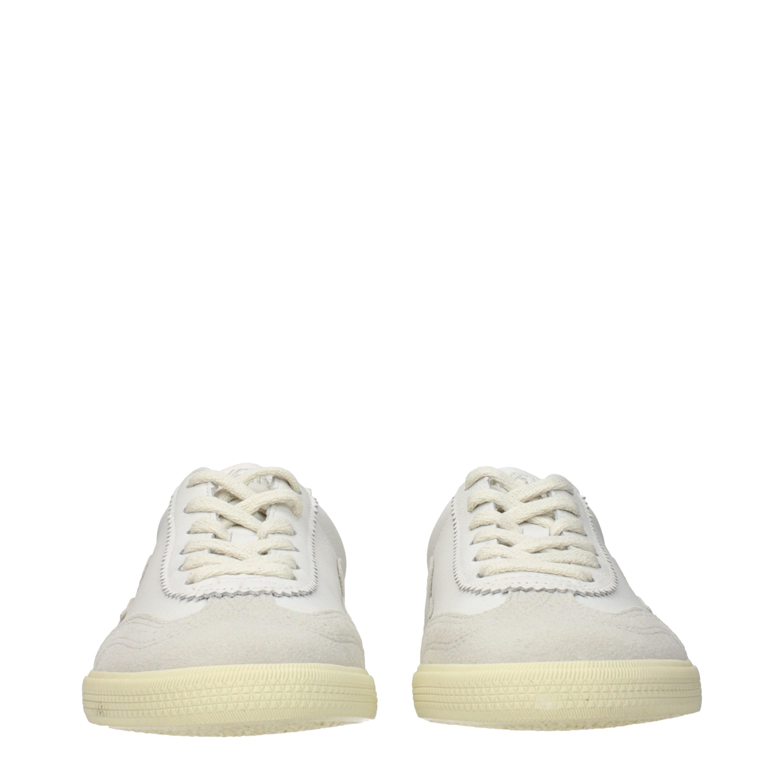 Veja Weiße Low-Top-Sneaker aus Leder