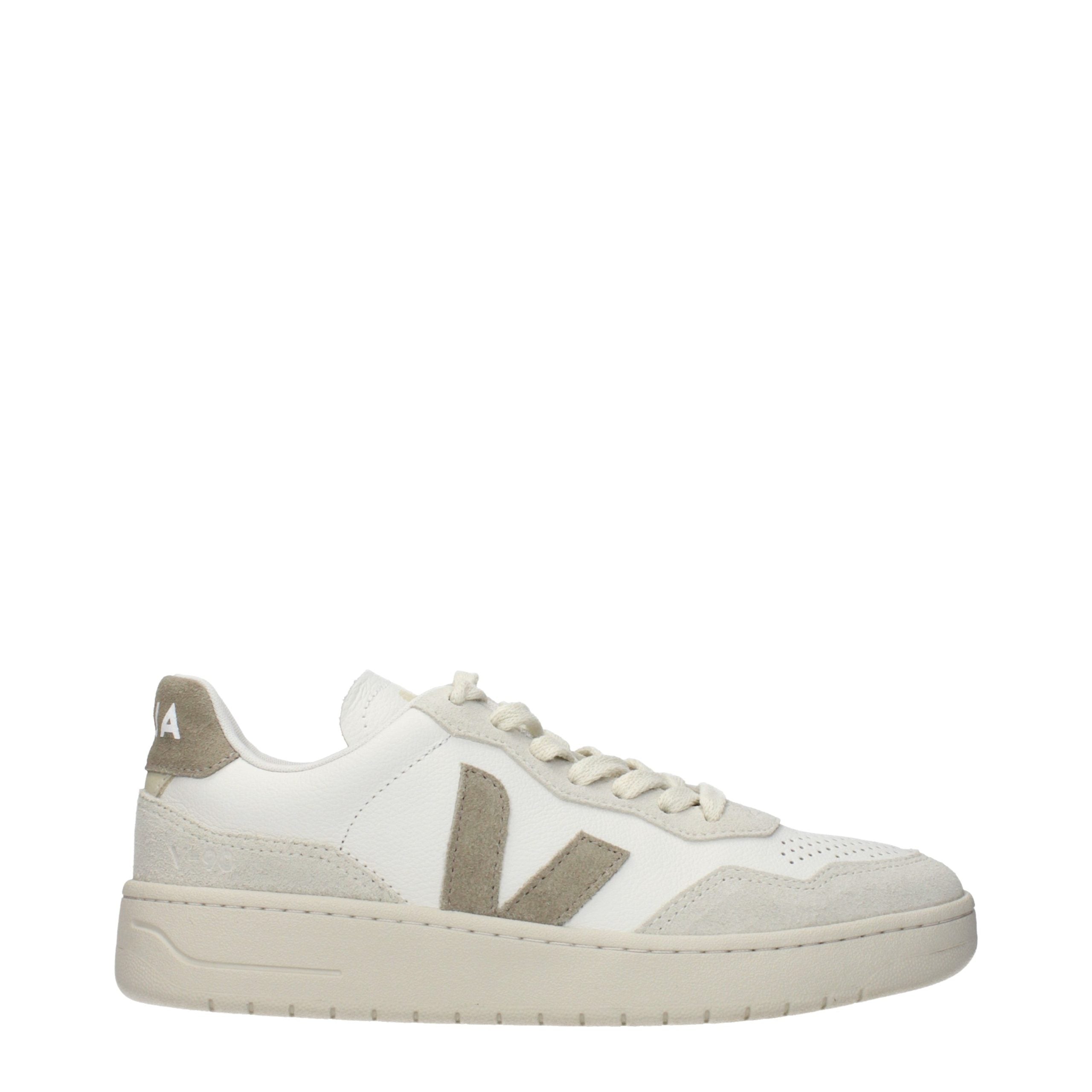 Veja Weiße Low-Top-Sneaker aus Leder