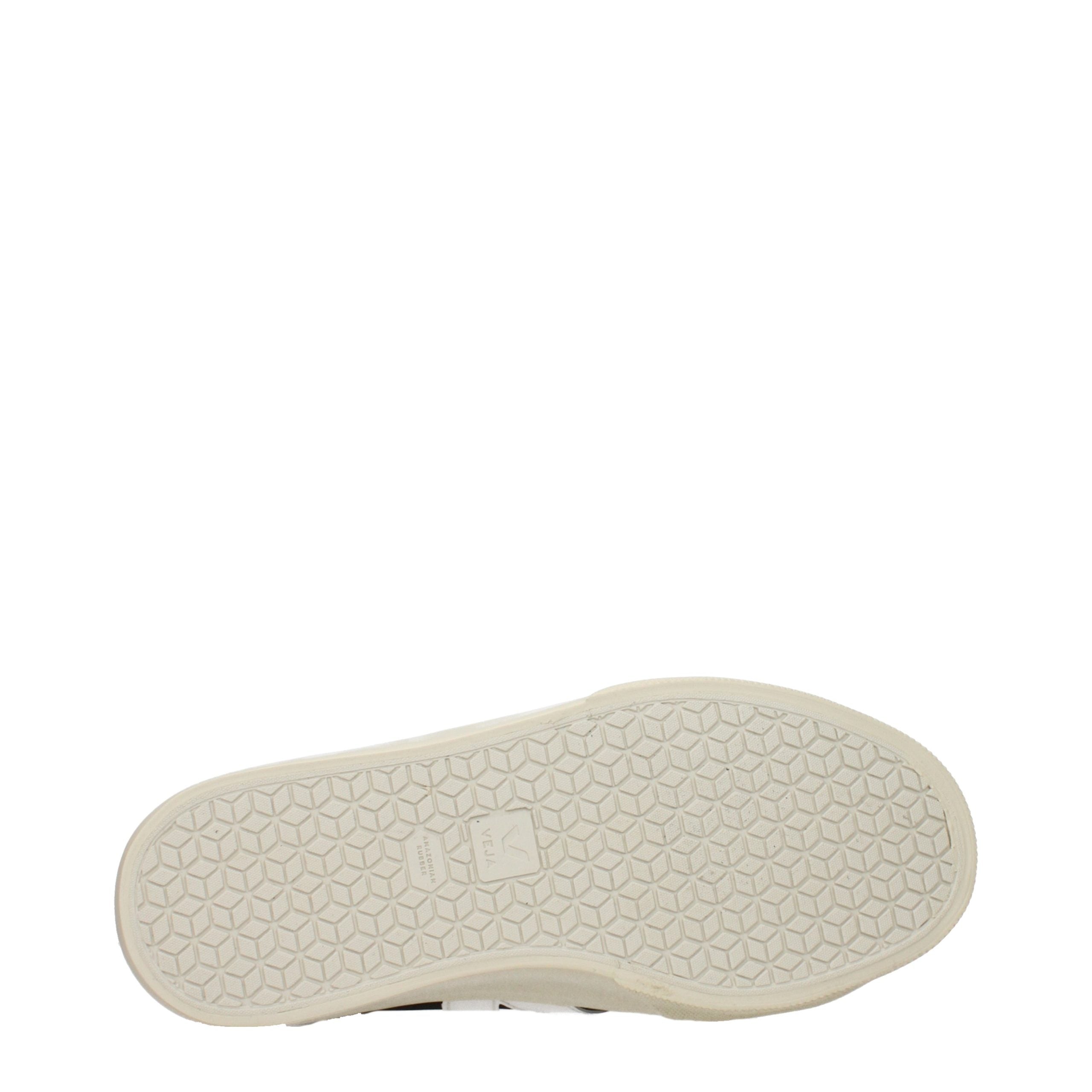 Veja Schwarze Leder Low-Top-Sneaker