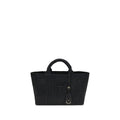 Prada Schwarze Schultertasche aus Viskose