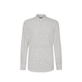Dolce & Gabbana Weißes Baumwollhemd mit Muster