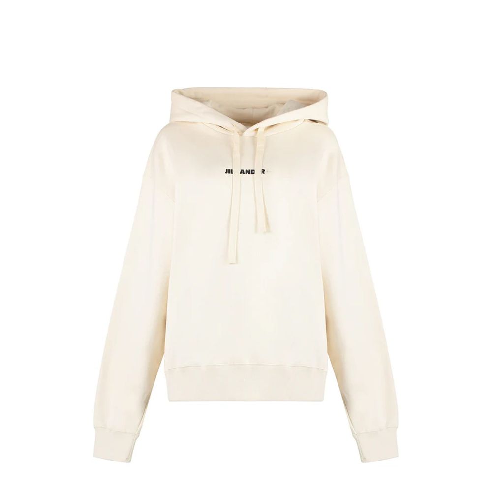 Jil Sander Weißes Baumwoll-Sweatshirt