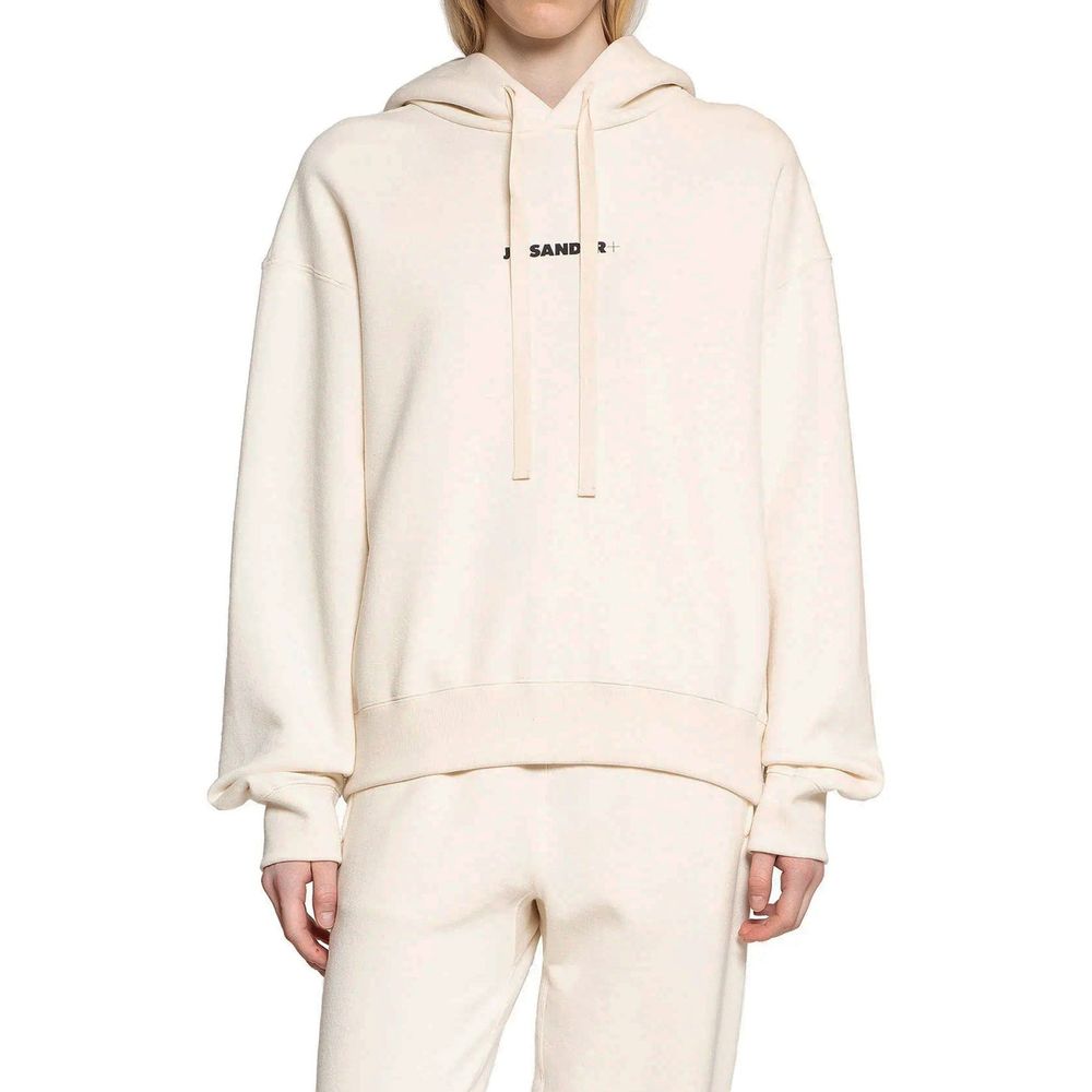 Jil Sander Weißes Baumwoll-Sweatshirt
