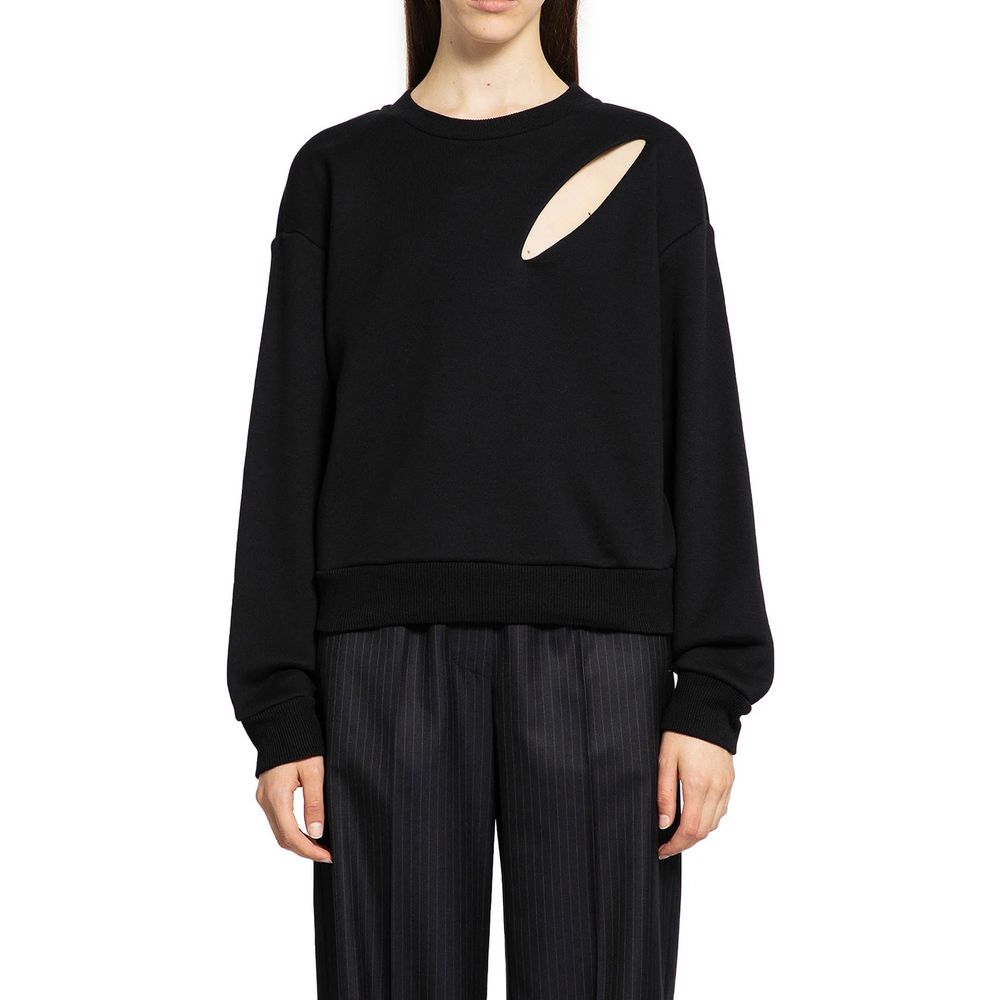 Alexander McQueen Schwarzer Baumwoll-Sweatshirt