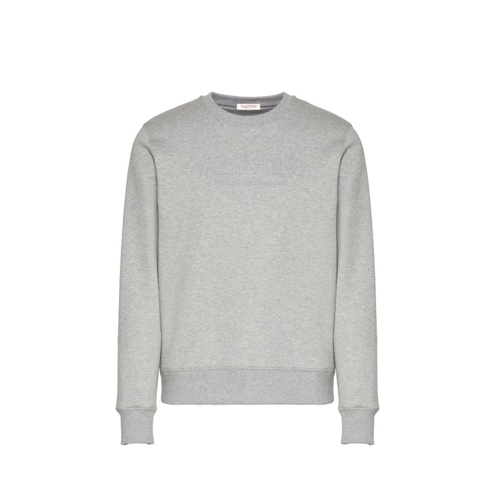 Valentino Garavani Grauer Baumwollpullover