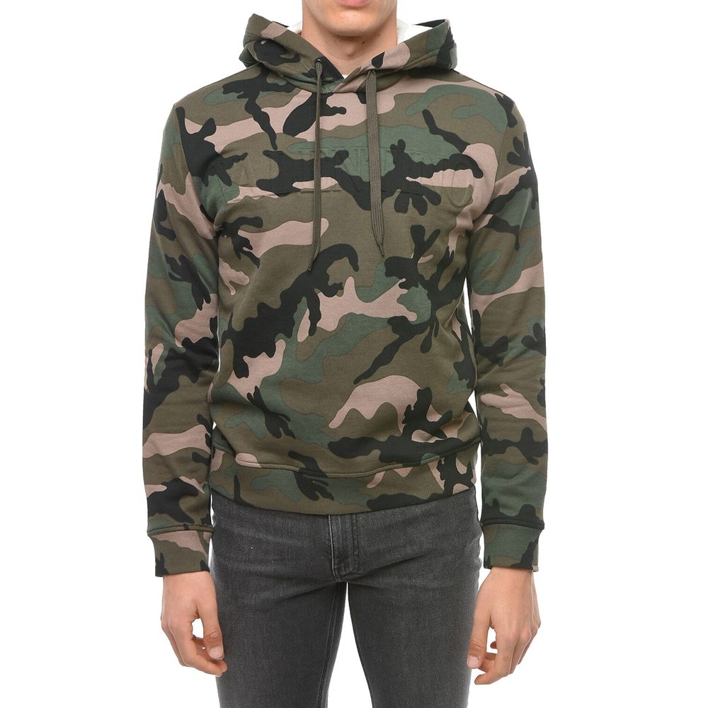 Valentino Zweifarbiger Baumwollpullover