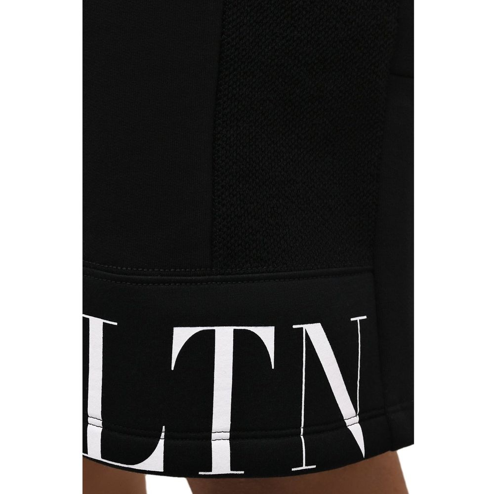 Valentino Schwarze Modal-Shorts