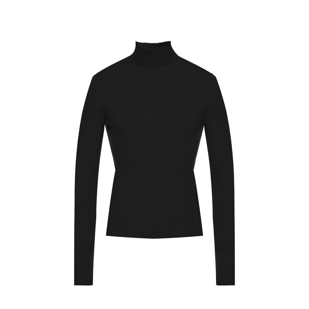 Balenciaga Italienischer Kaschmir-Luxus-Pullover Schwarz