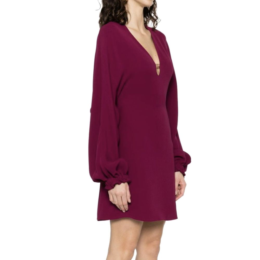 Fendi Lila Seidenkleid