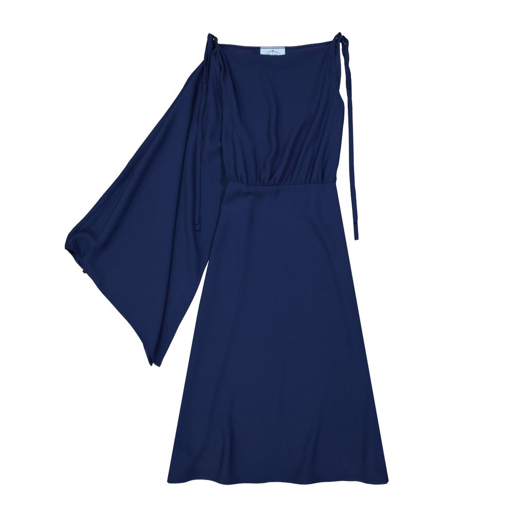 Prada Blaues Kleid aus Acetat