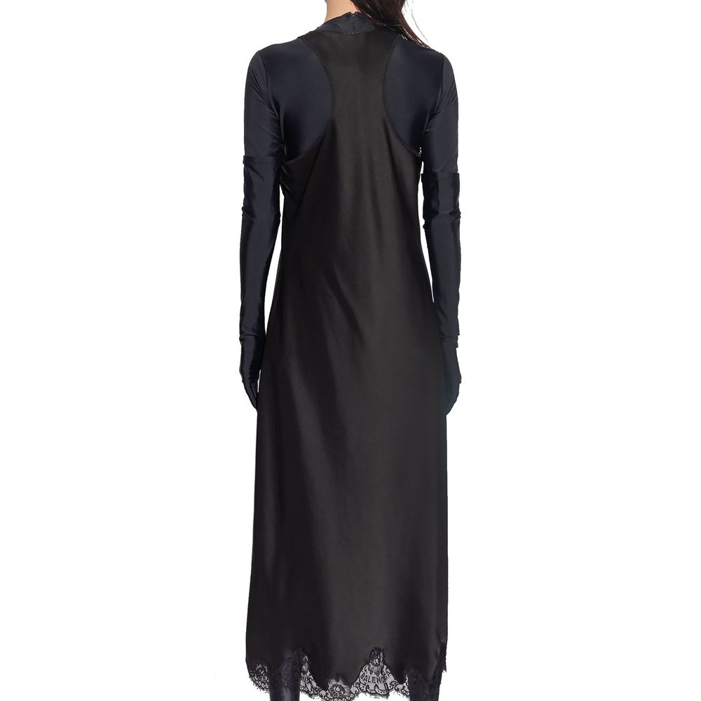 Balenciaga Schwarzes Freizeitkleid aus Acetat