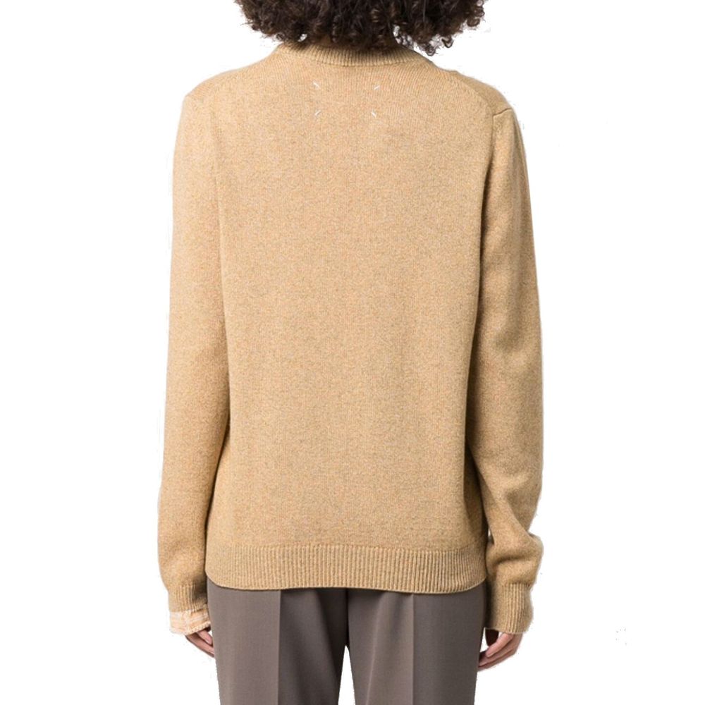 Maison Margiela Brauner Kaschmir-Pullover