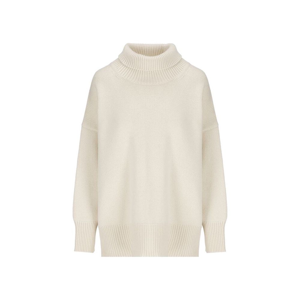 Chloé Weißer Kaschmir-Rollkragenpullover
