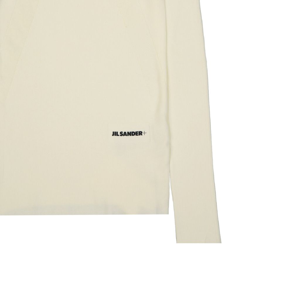 Jil Sander Weißes Baumwoll-Sweatshirt
