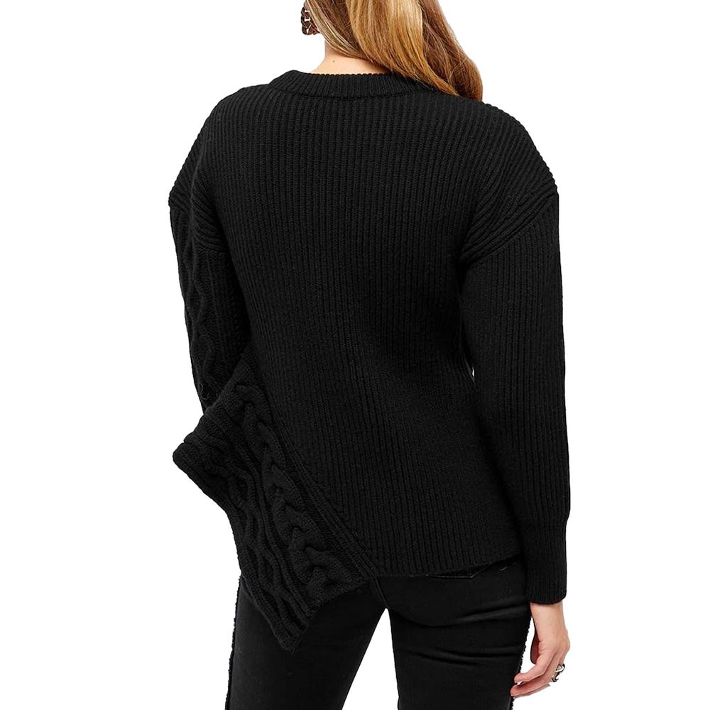 Alexander McQueen Schwarzer Wollpullover