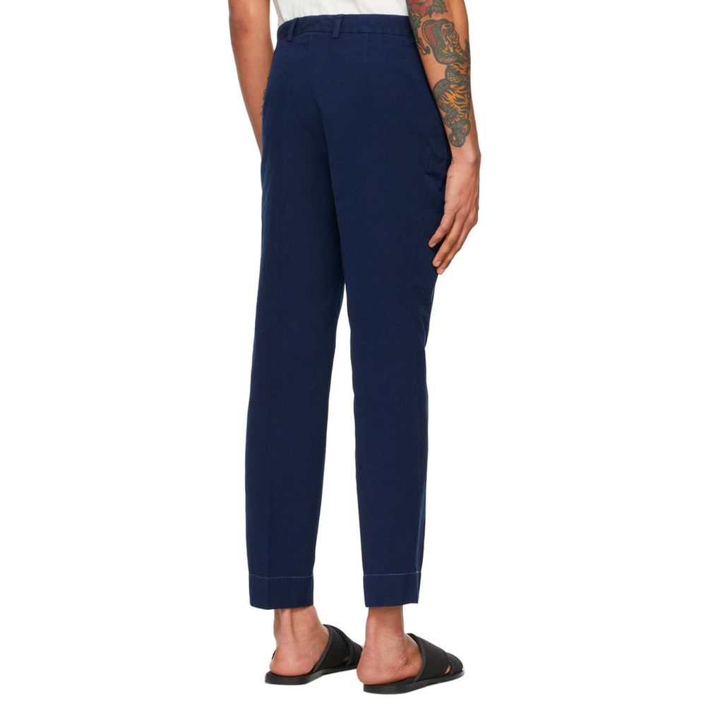 Maison Margiela Blaue Baumwoll-Freizeithose