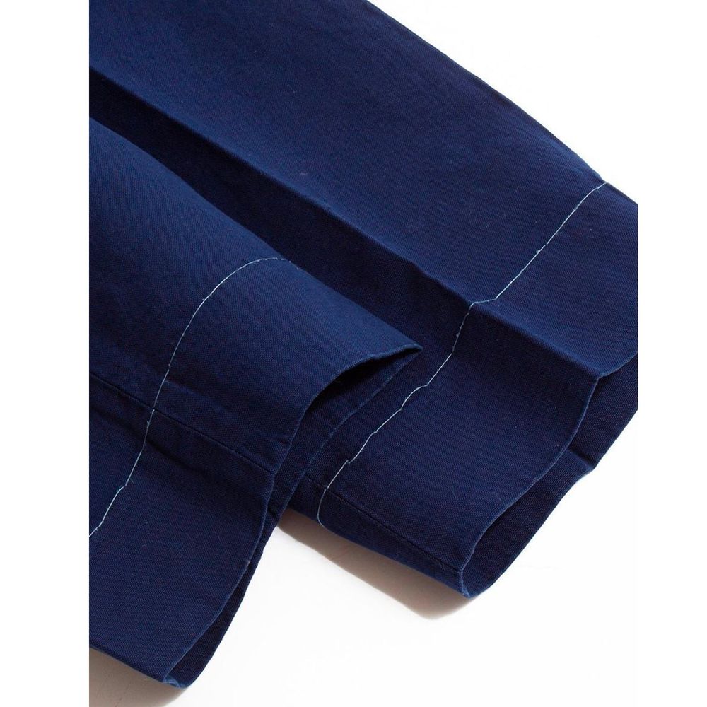 Maison Margiela Blaue Baumwoll-Freizeithose