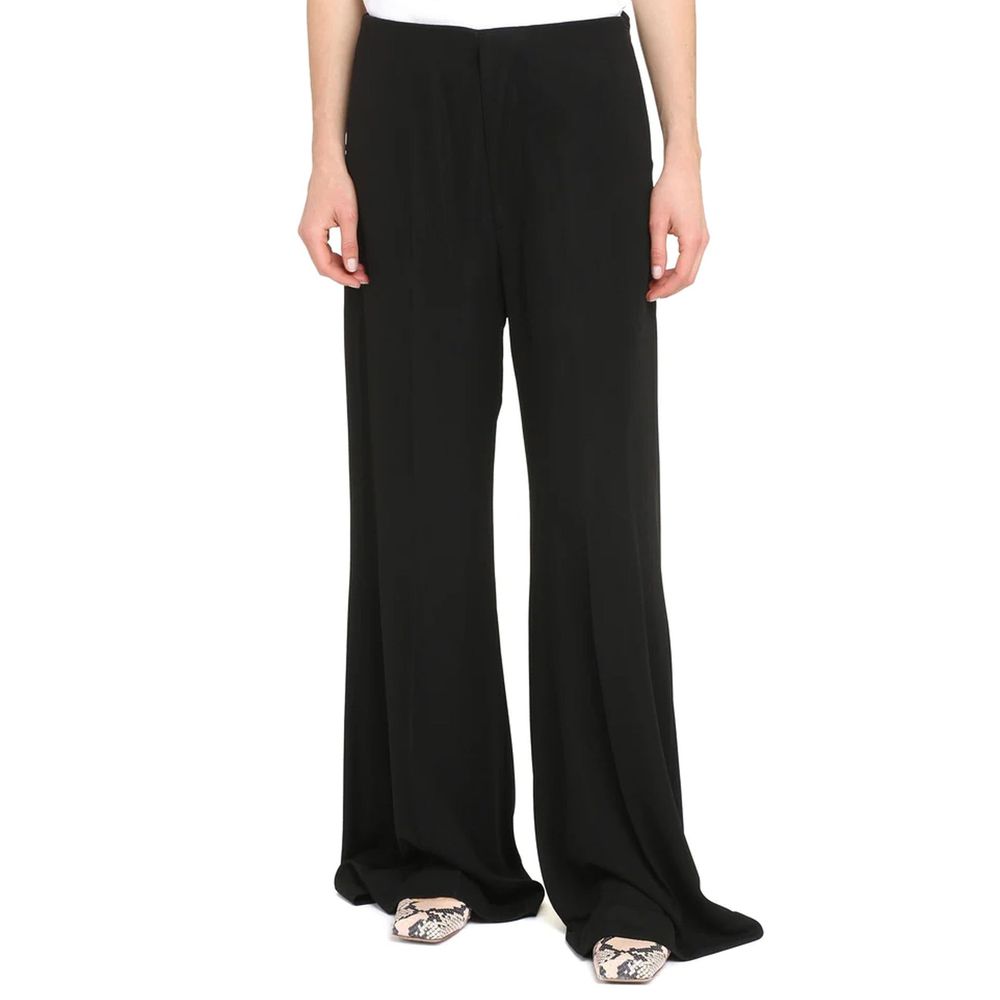 Maison Margiela Schwarze Freizeithose aus Viskose