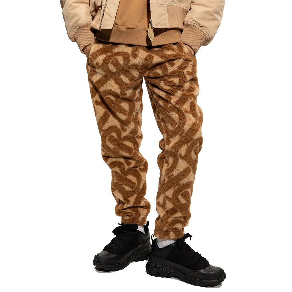 Burberry Braune Freizeithose aus Polyester