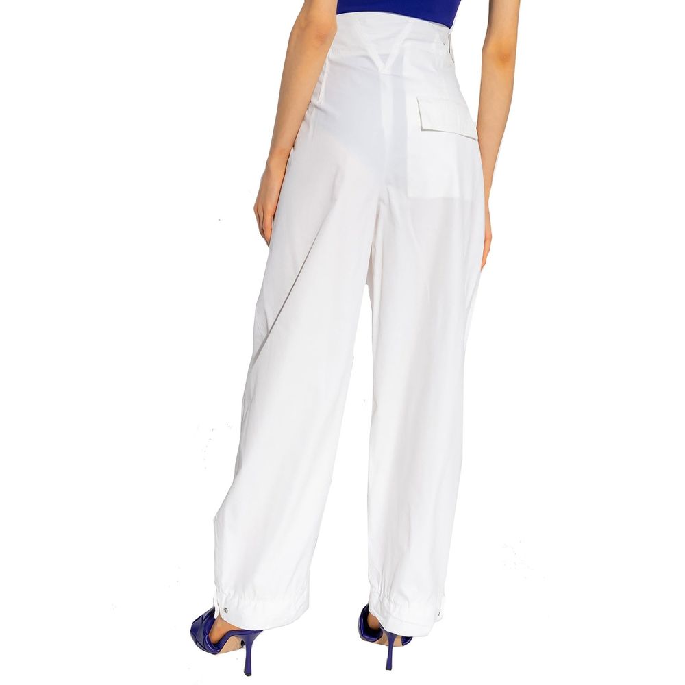 Bottega Veneta Weiße Baumwollhose im Casual-Look