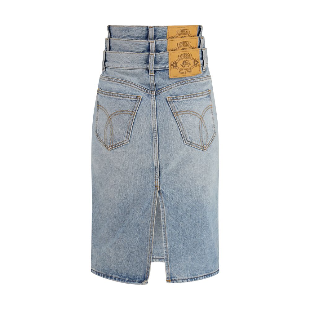 Fiorucci Blaue Jeansrock