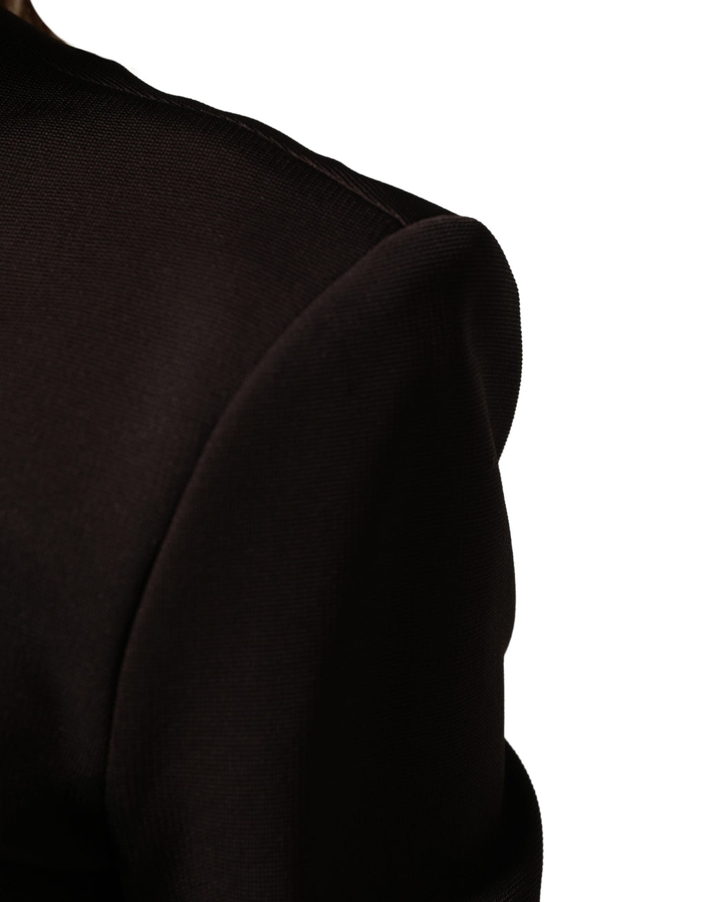 Dolce & Gabbana Braunes Rollkragen-Jersey-Maxikleid