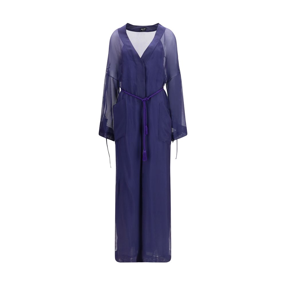Giorgio Armani Blauer Viskose-Overall