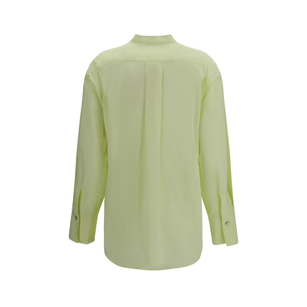 Forte_Forte Zweifarbige Baumwollbluse