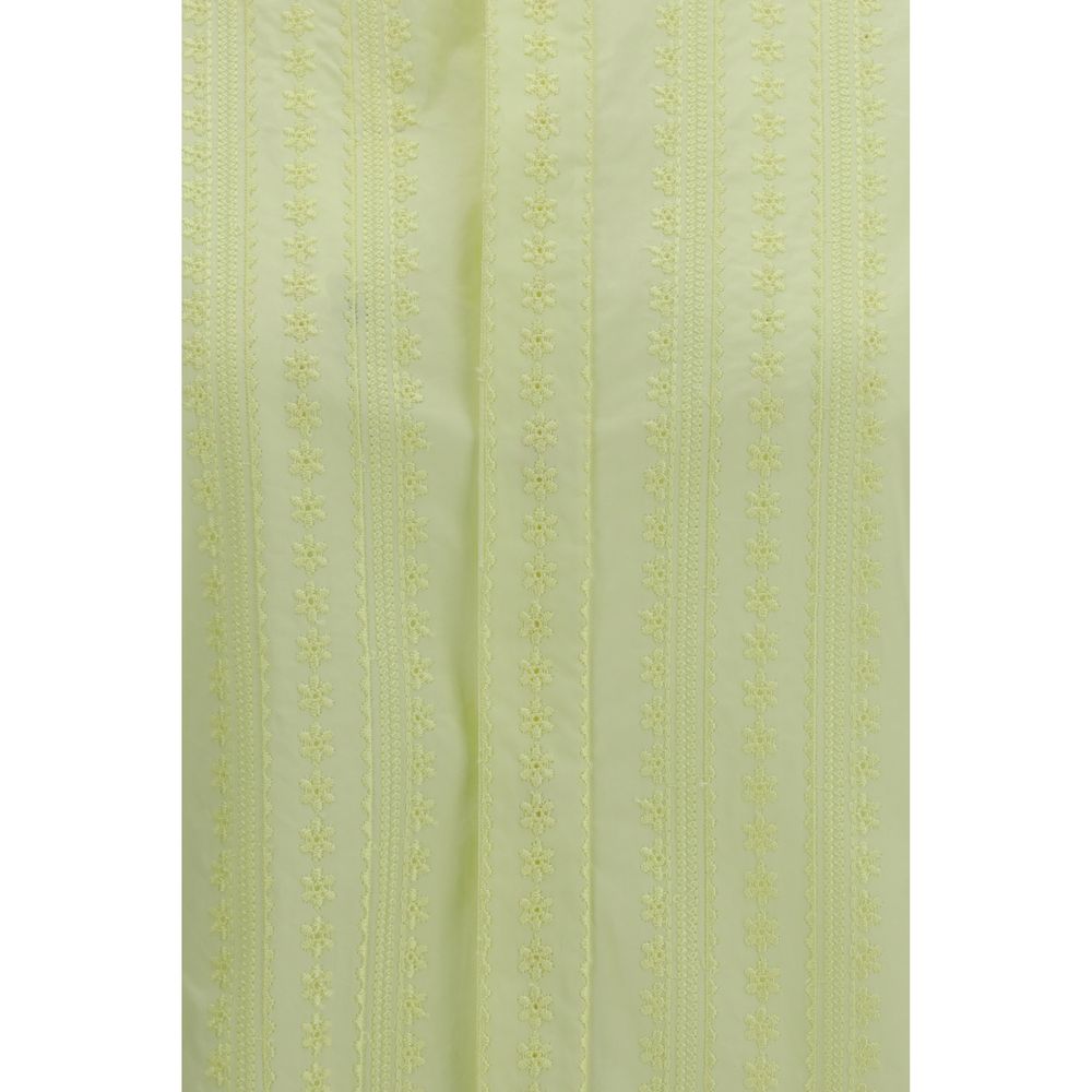 Forte_Forte Zweifarbige Baumwollbluse