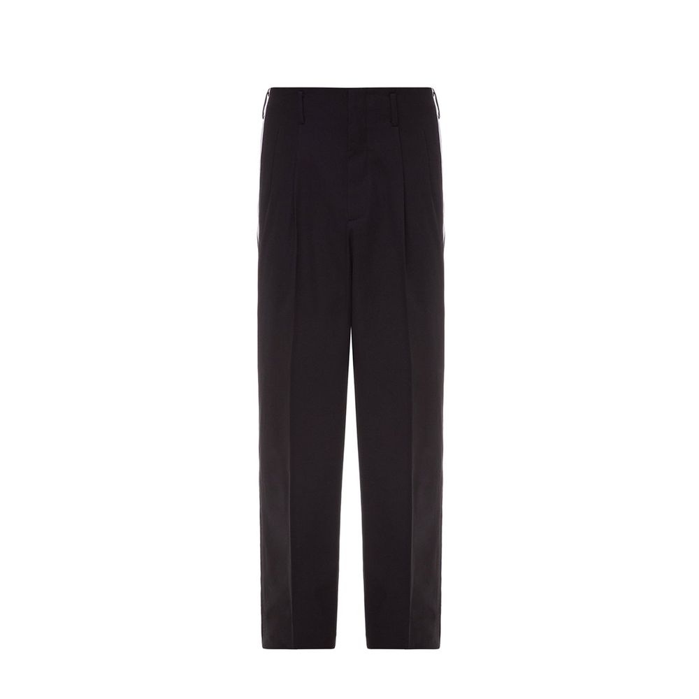 Dolce & Gabbana Schwarze Baumwoll-Freizeithose