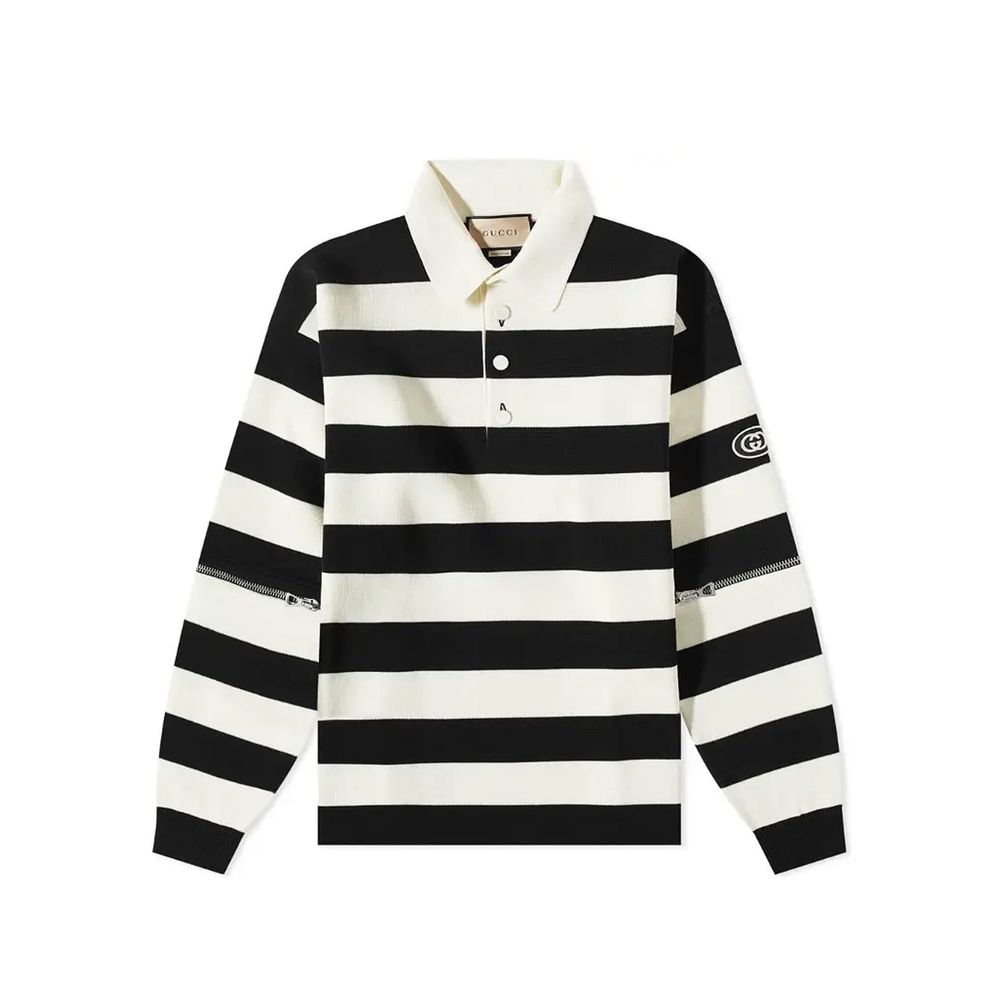 Gucci Weißes Poloshirt aus Baumwolle