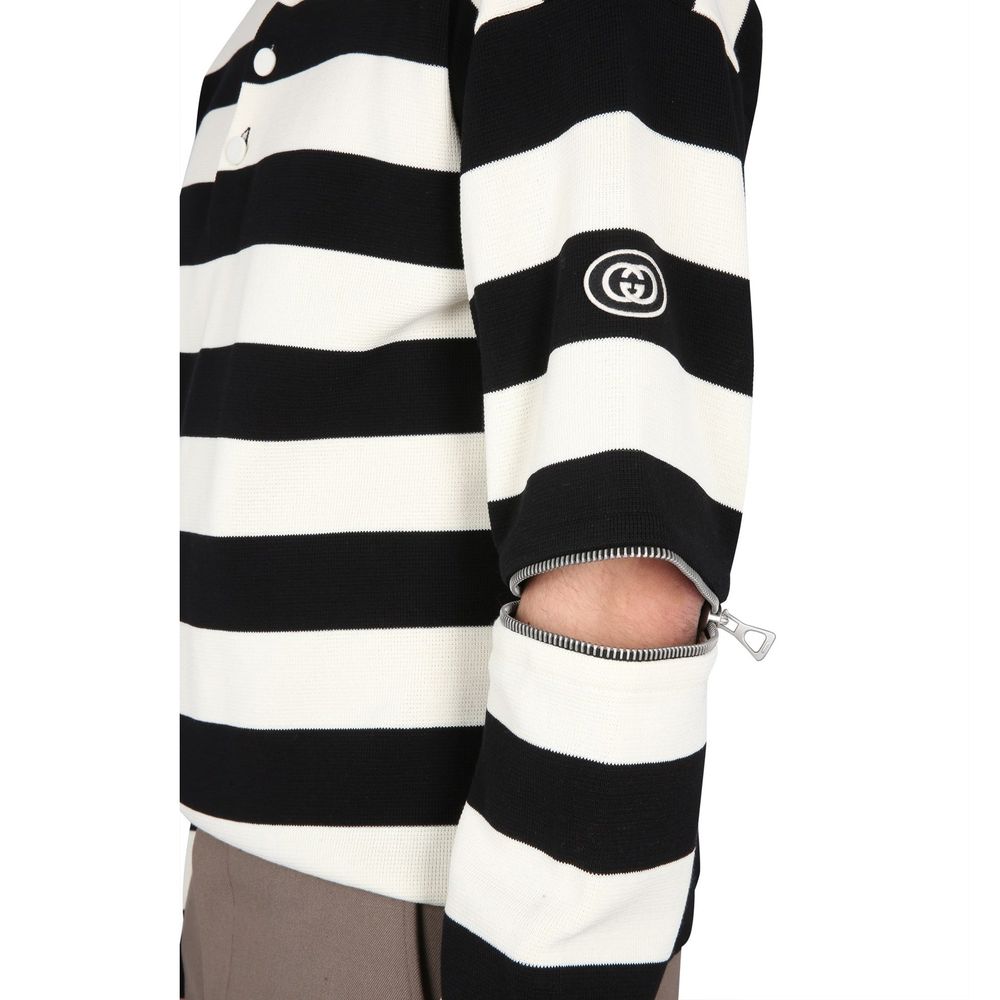 Gucci Weißes Poloshirt aus Baumwolle
