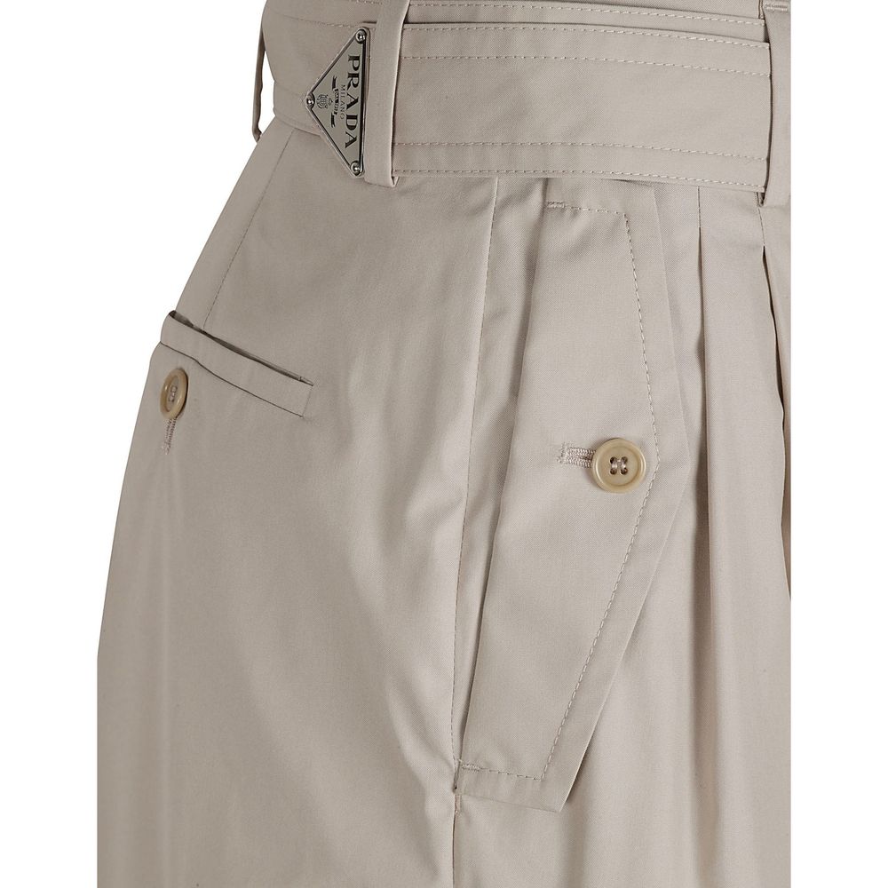 Prada Beige Baumwoll-Cargo-Hose