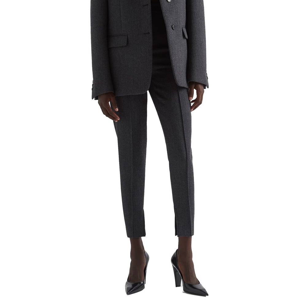 Prada Graue Hose aus Elastan