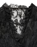 Dolce & Gabbana Schwarzes Spitzen-Abendkleid in A-Linie