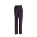 Saint Laurent Braune Seidenhose