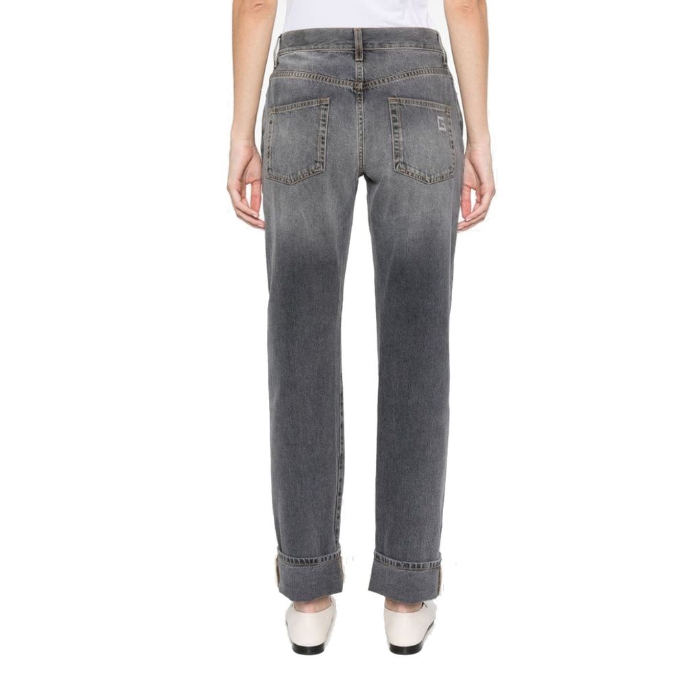 Gucci Graue Jeans aus Baumwolle im Relaxed Fit