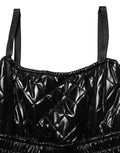 Dolce & Gabbana Schwarzer ärmelloser Jumpsuit im Kleid-Stil