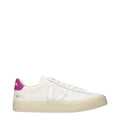 Veja Weiße Low-Top-Sneaker aus Leder