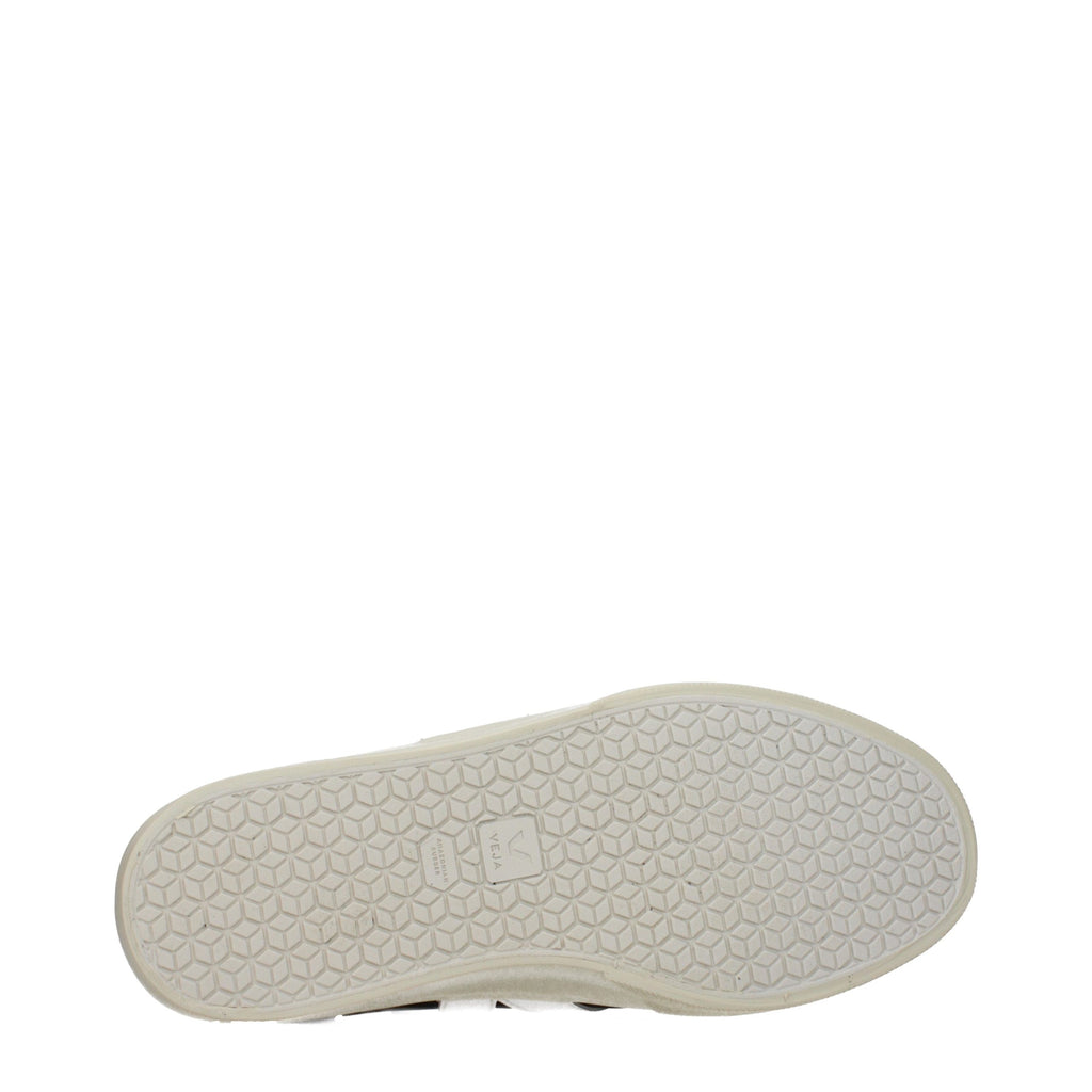 Veja Schwarze Leder Low-Top-Sneaker