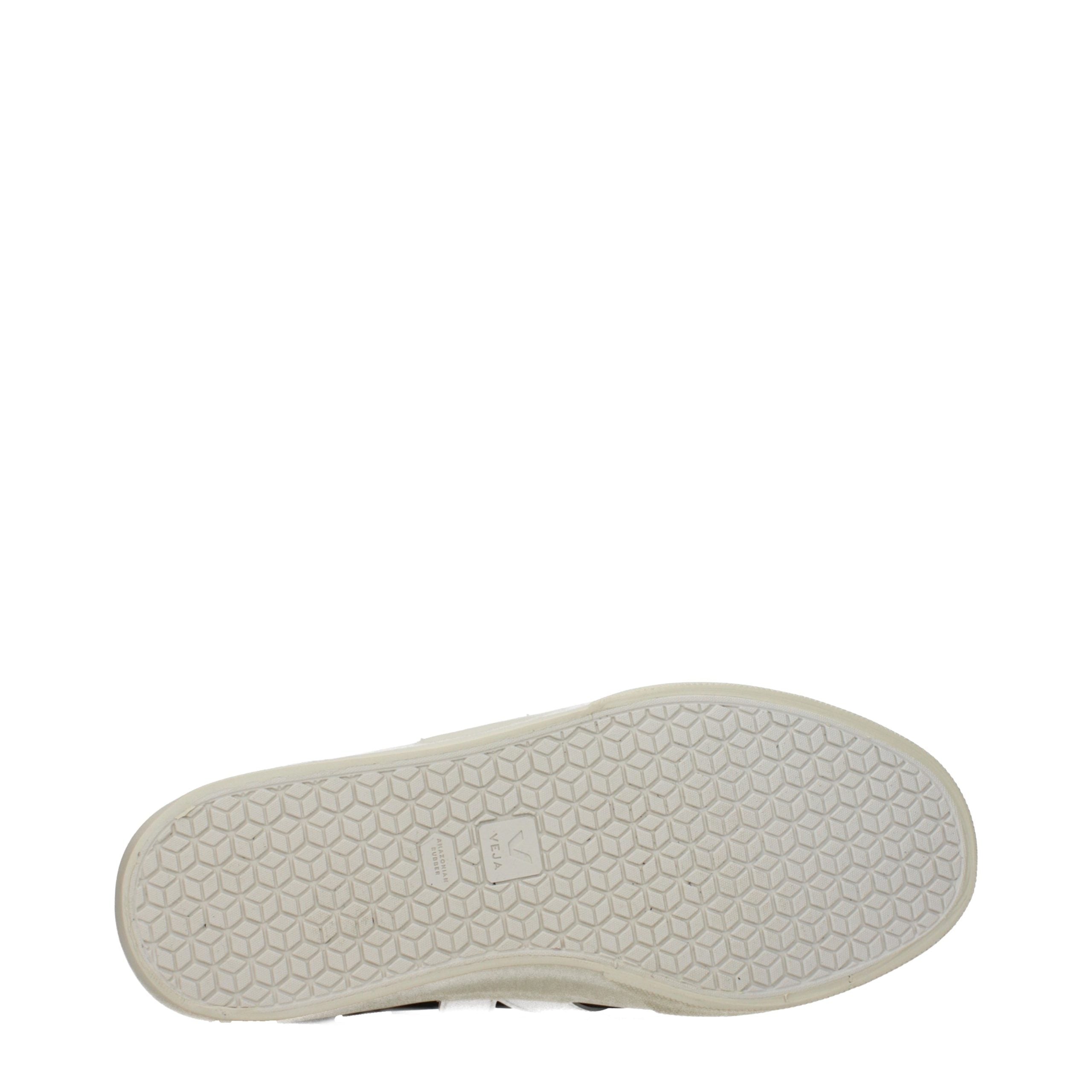 Veja Schwarze Leder Low-Top-Sneaker