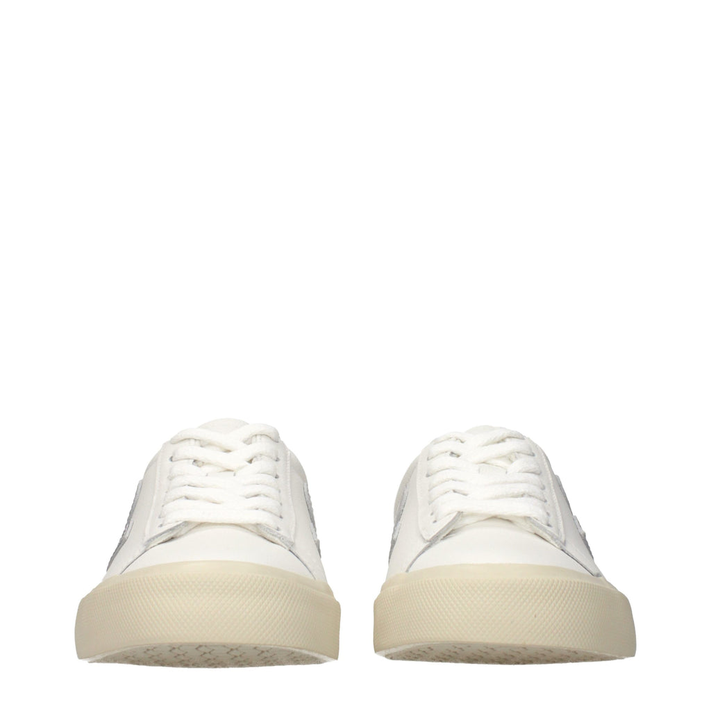 Veja Weiße Low-Top-Sneaker aus Leder