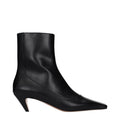 Stella McCartney Schwarze Leder-Stiefeletten