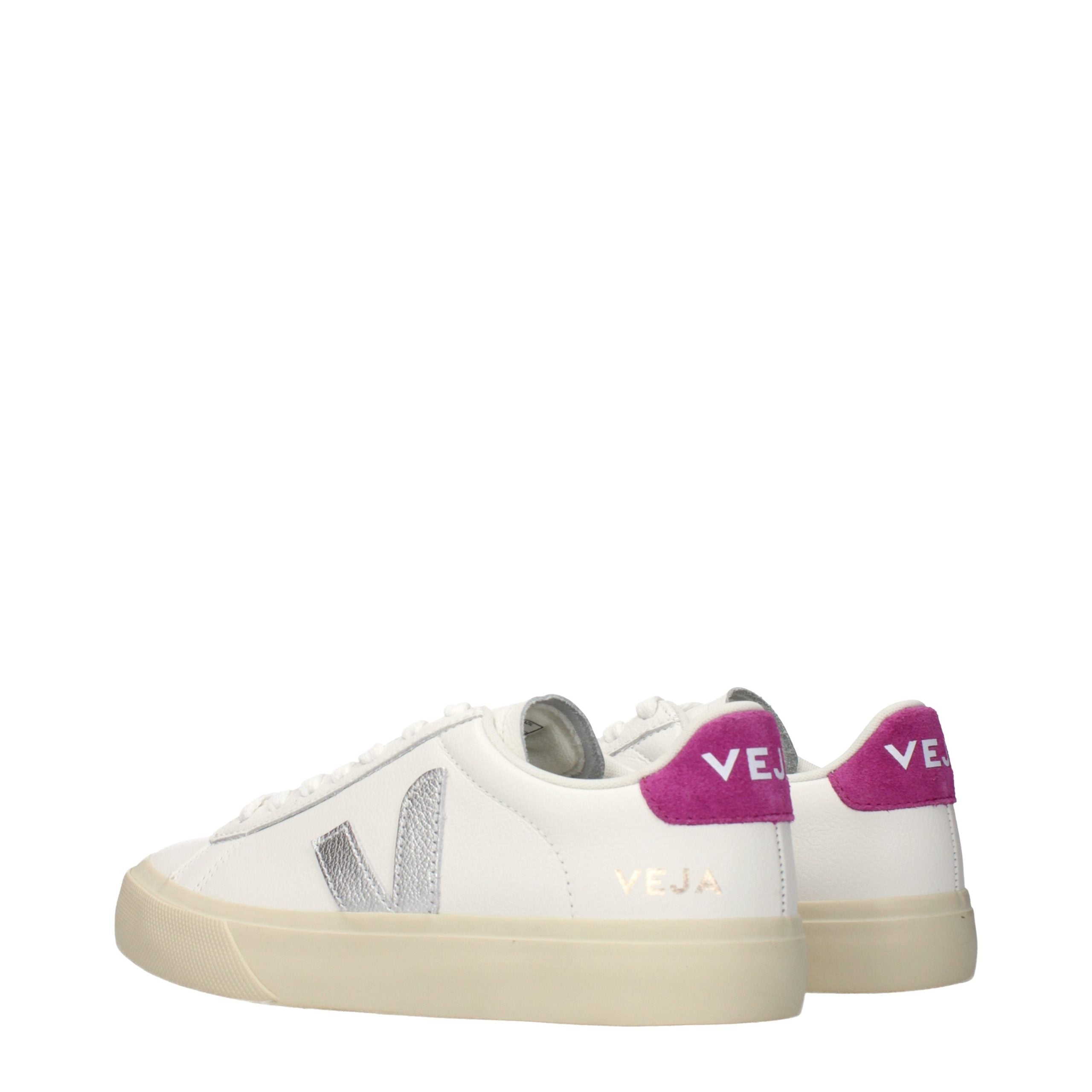 Veja Weiße Low-Top-Sneaker aus Leder
