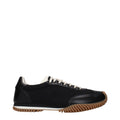 Stella McCartney Schwarze Stoff-Sneaker mit niedrigem Schaft