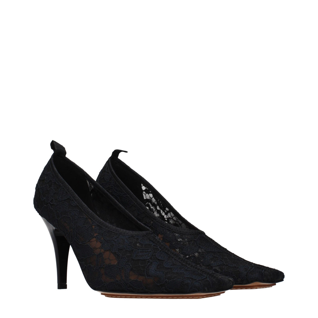 Stella McCartney Schwarze Pumps aus Stoff