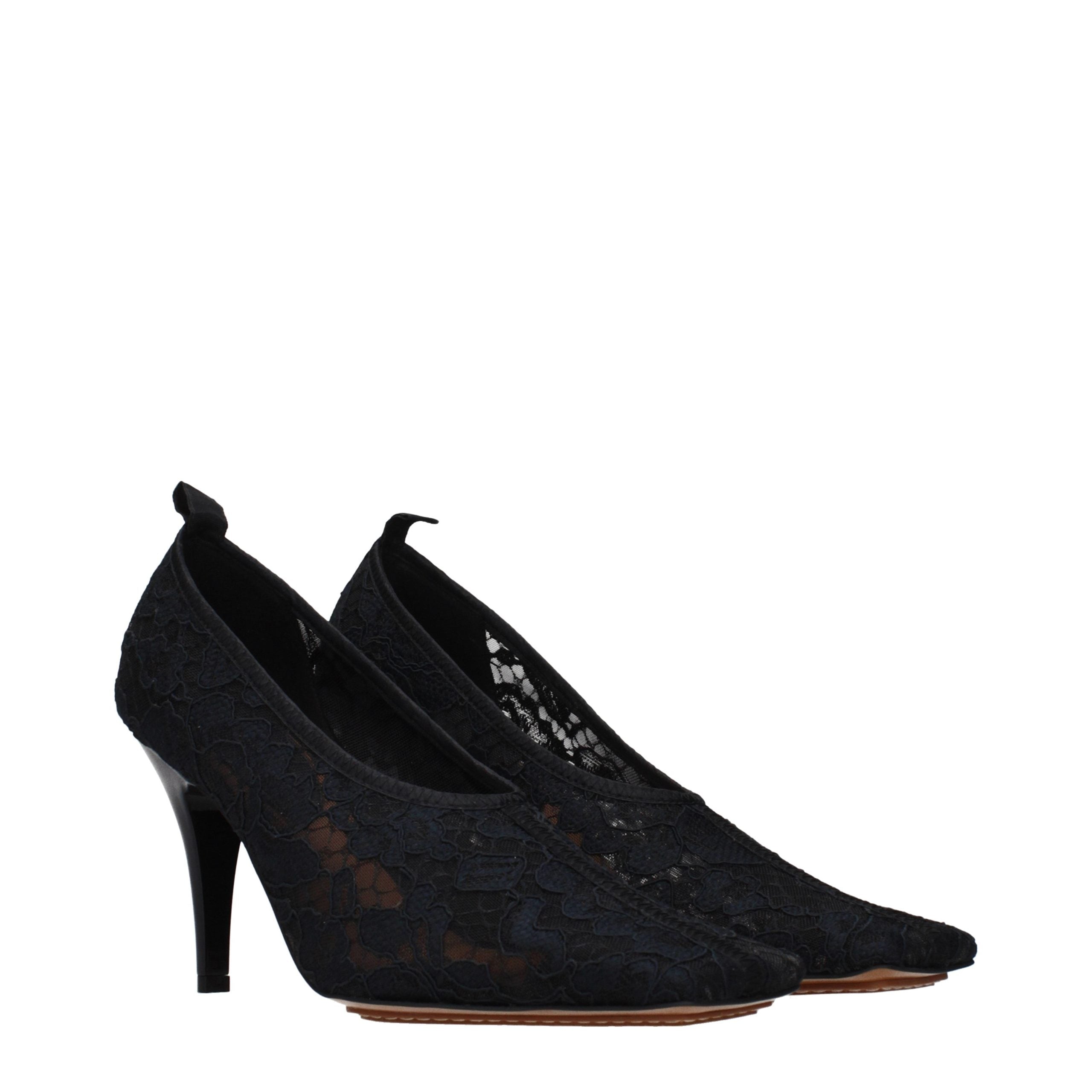 Stella McCartney Schwarze Pumps aus Stoff